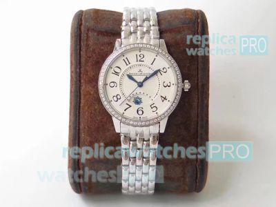 Swiss Jaeger-LeCoultre Rendez-Vous Replica Watch SS Diamond Bezel - ZF Factory